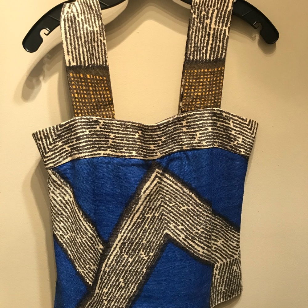 DVF Aztec print tank